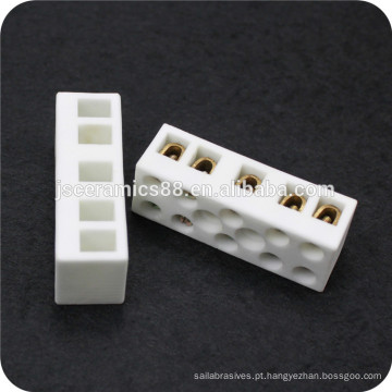 Conectores elétricos cerâmicos de bloco terminal de cerâmica de esteatita C220 excelente isolante